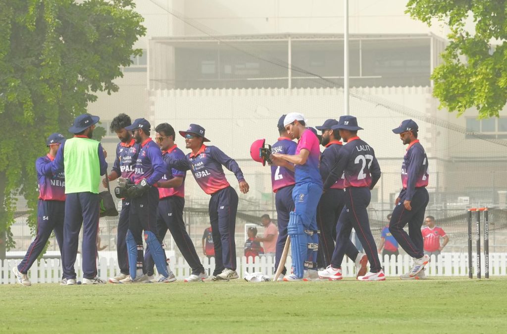 नेपाल यूएईसँग पराजित, लगातार शृङ्खला हार