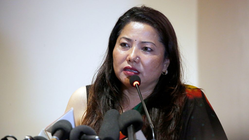 माओवादी र नेकपा एस एकता भयो भने वाम आन्दोलन कमजोर हुन्छ : रामकुमारी झाँक्री