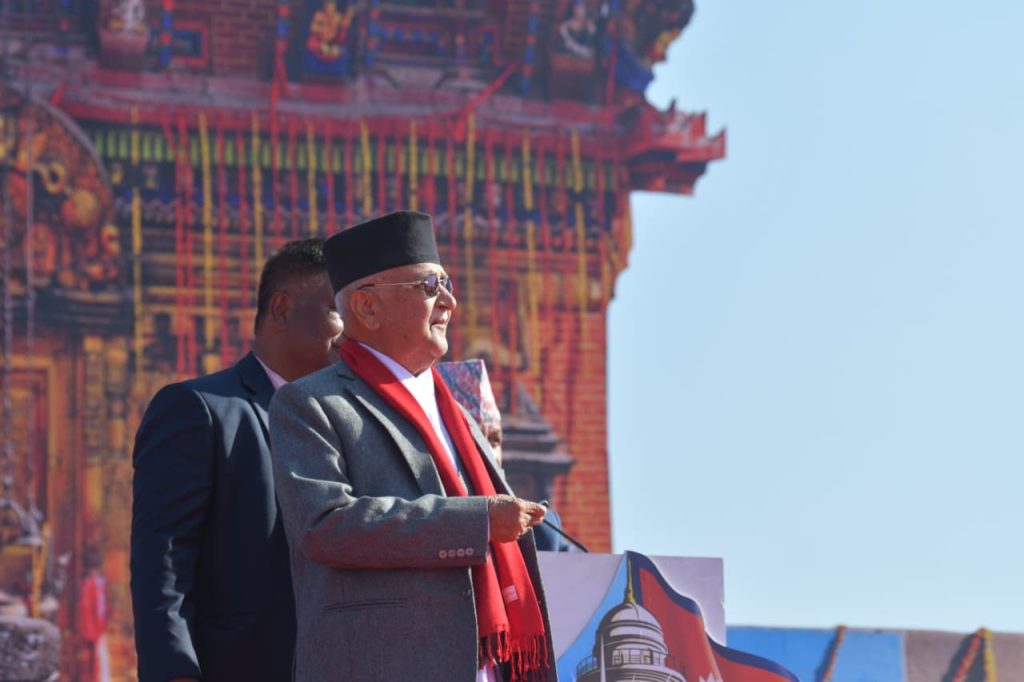 एमाले चुनावबाट भाग्दैन : ओली