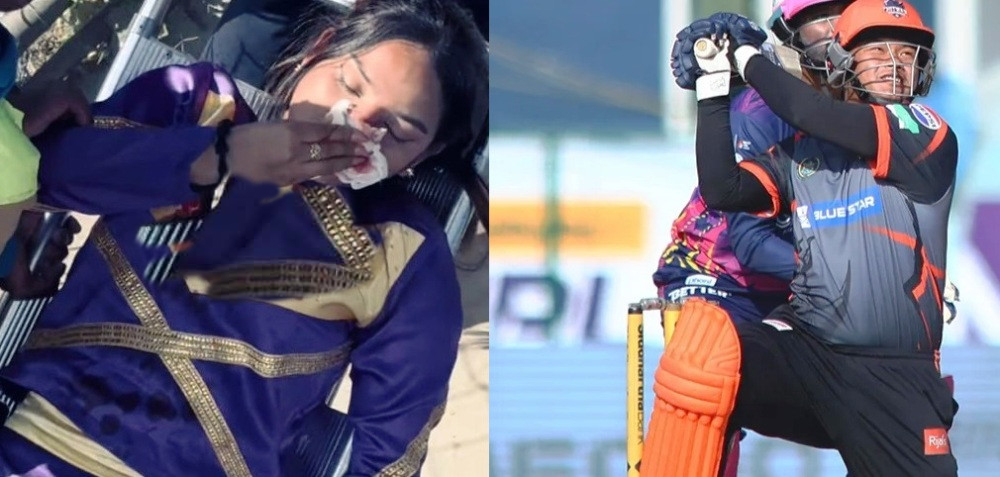 कुशल मल्लको छक्का प्रहारमा चियर लिडर घाइते, बयोधा अस्पतालमा भर्ना