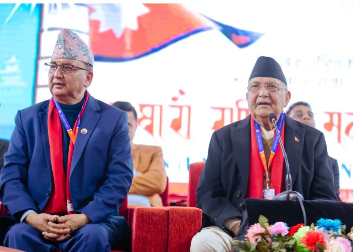 एमाले अध्यक्षमा ओली र पोखरेलको भिड्ने पक्का, दुवैले दिए उम्मेदवारी